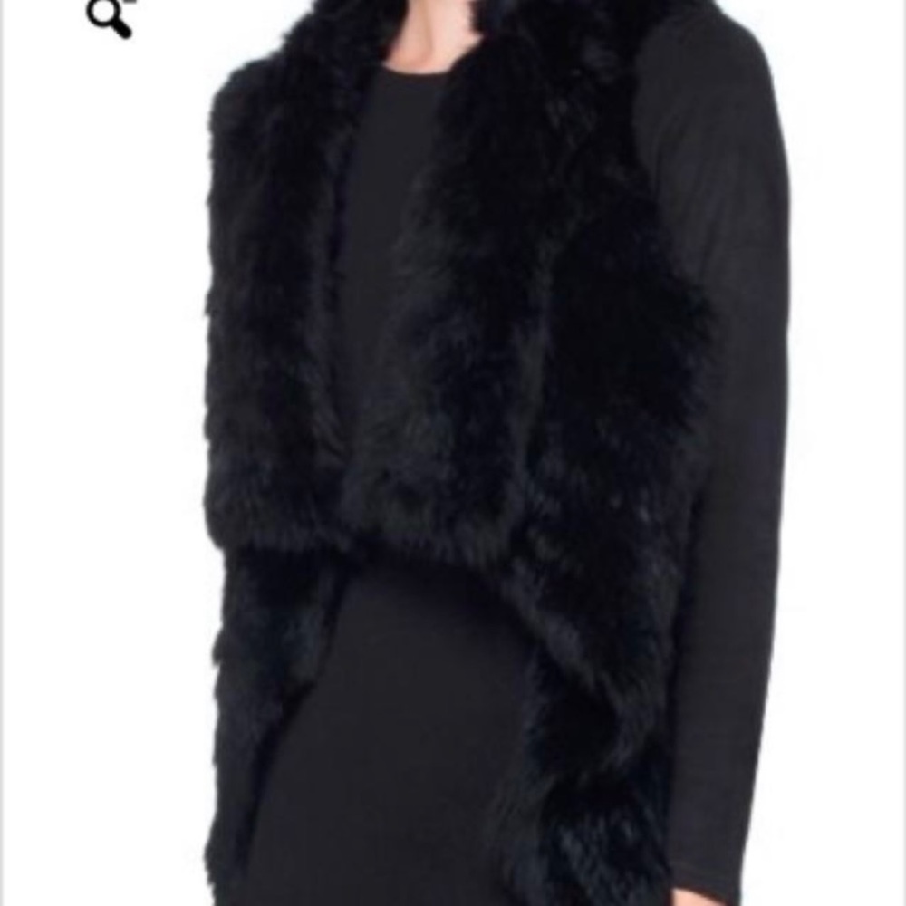 Rudsak rabbit fur vest M/L